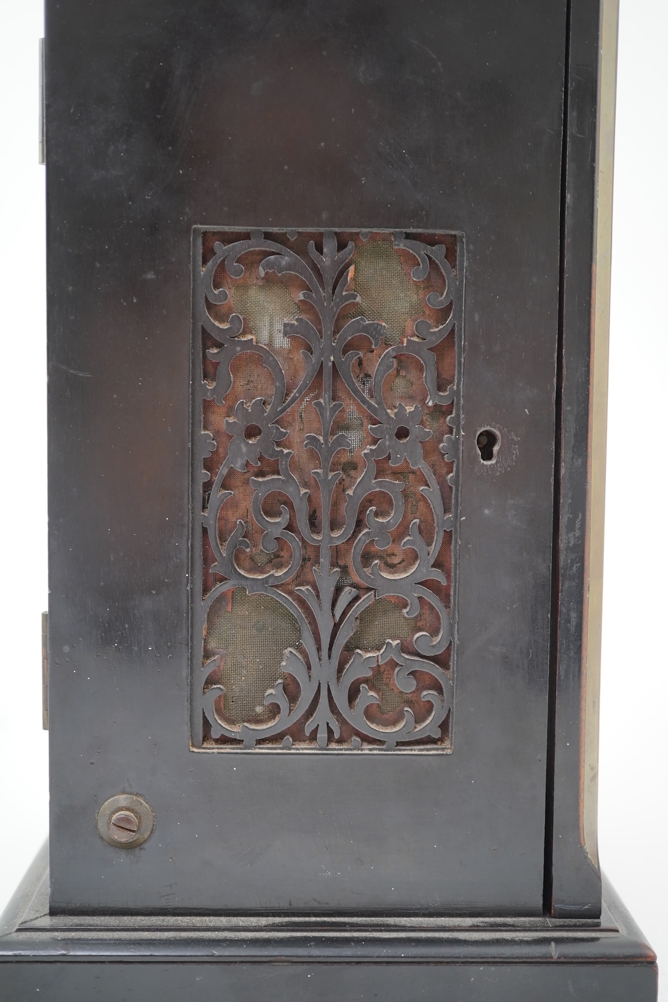 An early 19th century double fusee ebonised bracket clock by James McCabe